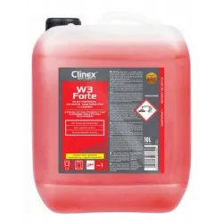 CLINEX W3 FORTE 10L MOCNY ŚRODEK DO CZYSZCZENIA ŁAZIENKI